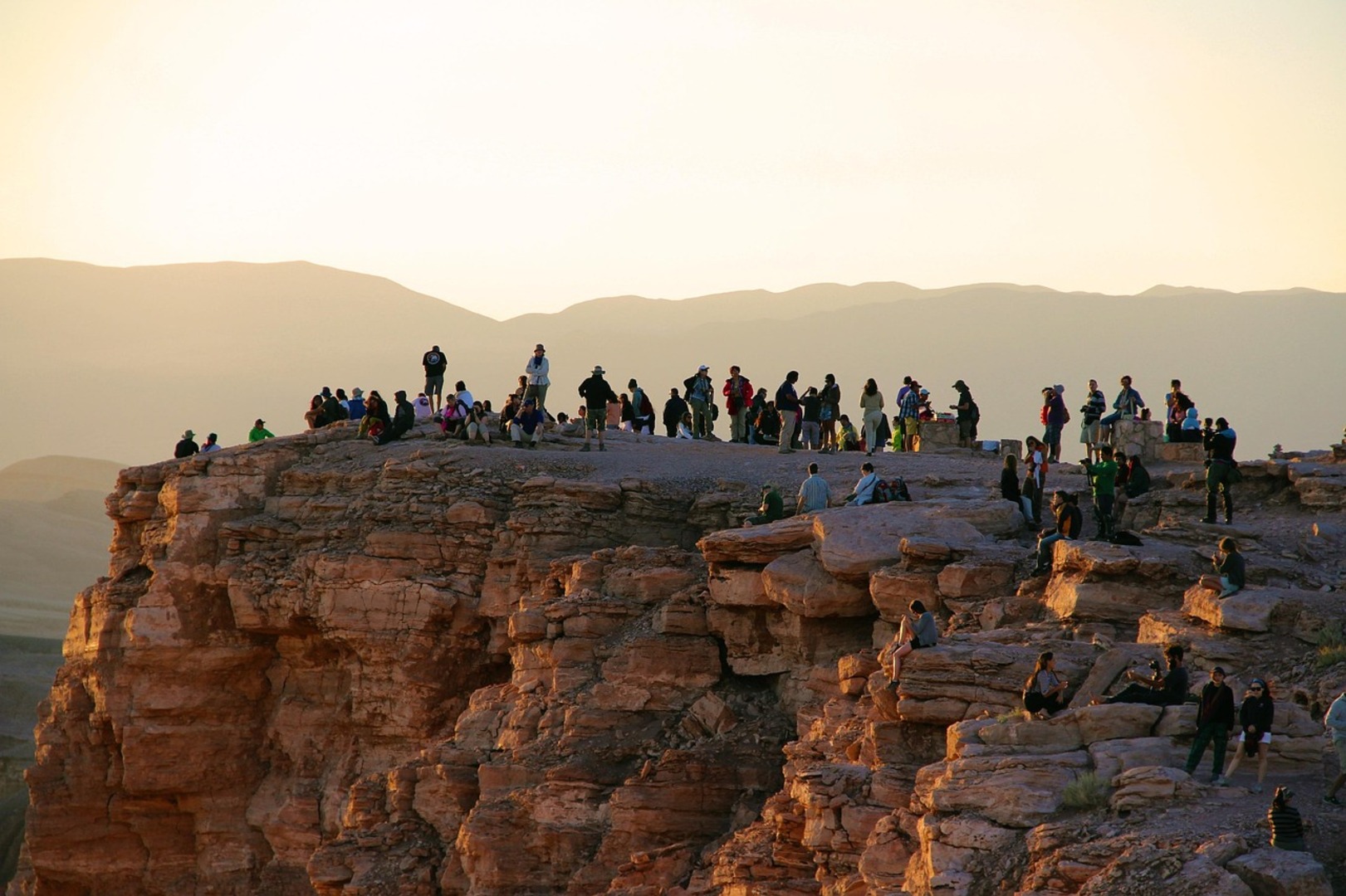 Visitors hiking at San Pedro